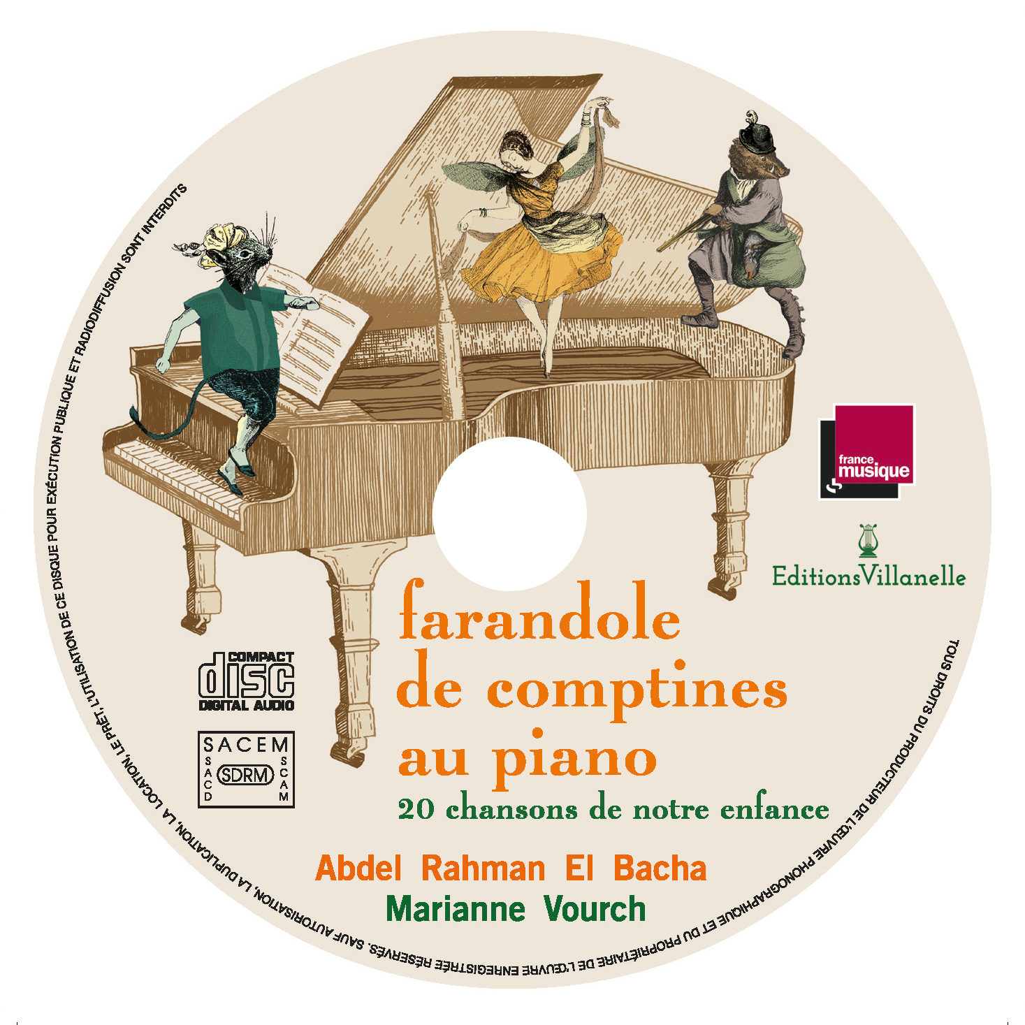 VILLANELLE  03 farandole cd